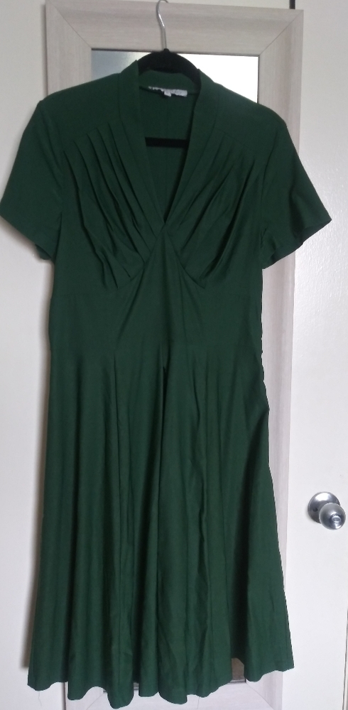Modcloth Retro 40s Inspired Green Dress